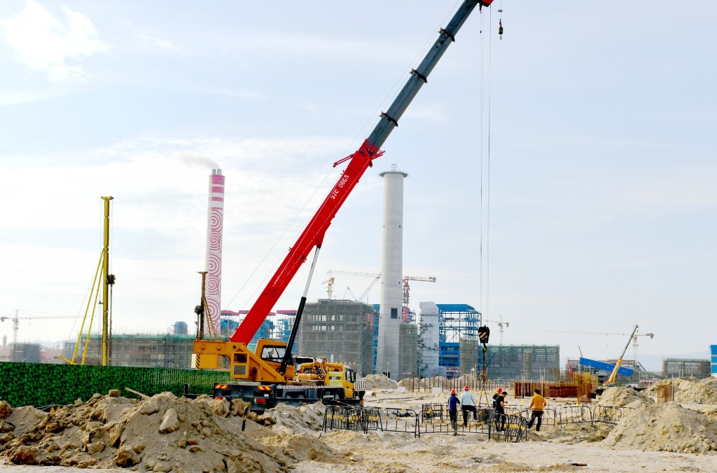 湄洲灣港秀嶼港區石門澳作業區工程建設現場