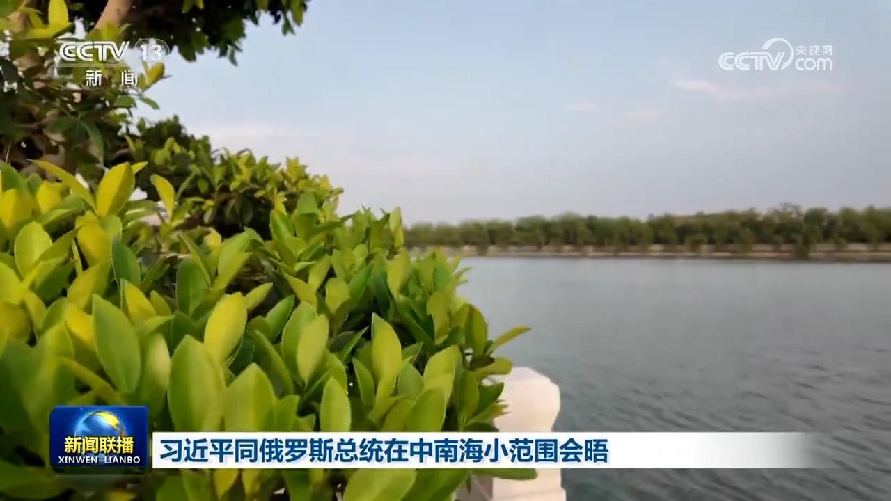 習近平同俄羅斯總統在中南海小范圍會晤